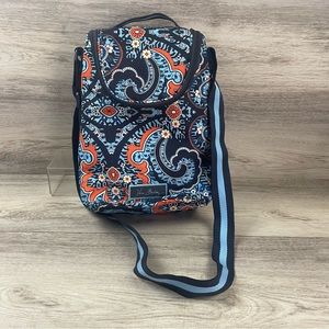 Vera Bradley Bag Double Beverage Wine Cooler Lunch Bag Marrakesh Shoulder 13x11”